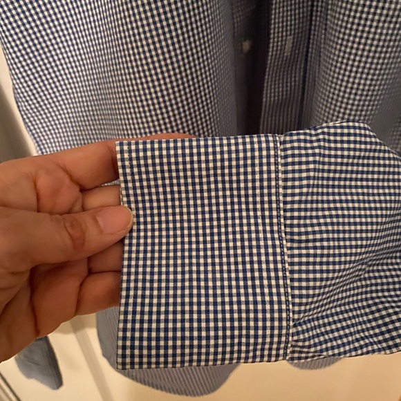 J. Crew Factory Boys' long-sleeve flex Thompson patterned shirt - Size 14 - Picture 4 of 8